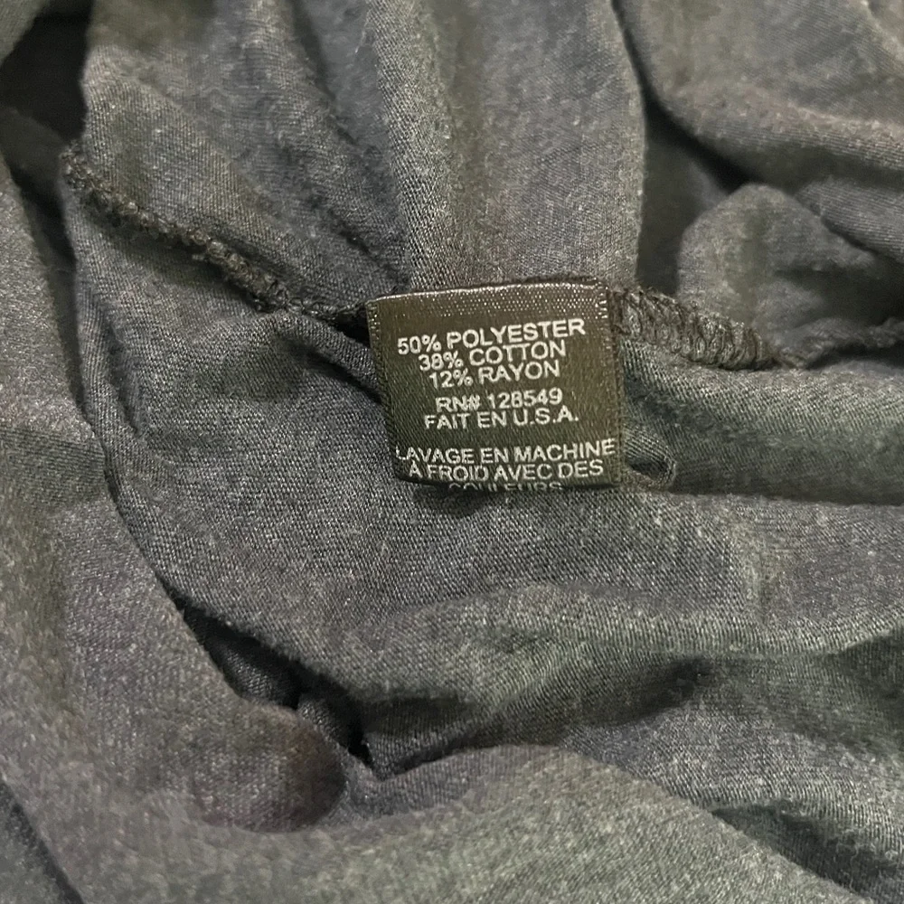 Aviator Nation. Unisex M Surf Naked Tee in Charcoal Gray - Picture 9 of 9